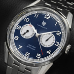 Montre LIP Himalaya homme acier bracelet métal argent - vue D1