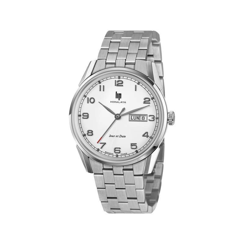 Montre LIP Himalaya homme acier bracelet métal argent - vue 1