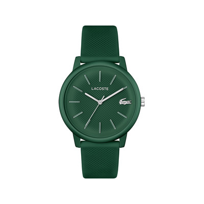Montre LACOSTE.12.12 move homme TR90 vert bracelet silicone vert - vue 1