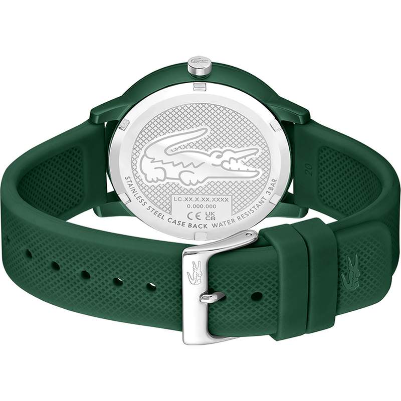 Montre LACOSTE.12.12 move homme TR90 vert bracelet silicone vert - vue 3