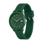Watch LACOSTE.12.12 move homme TR90 green silicone bracelet - view D1