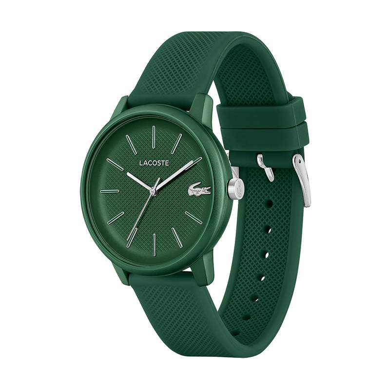 Montre LACOSTE.12.12 move homme TR90 vert bracelet silicone vert - vue D1