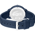 Montre LACOSTE.12.12 move TR90 bleu  homme bracelet silicone bleu - vue 3