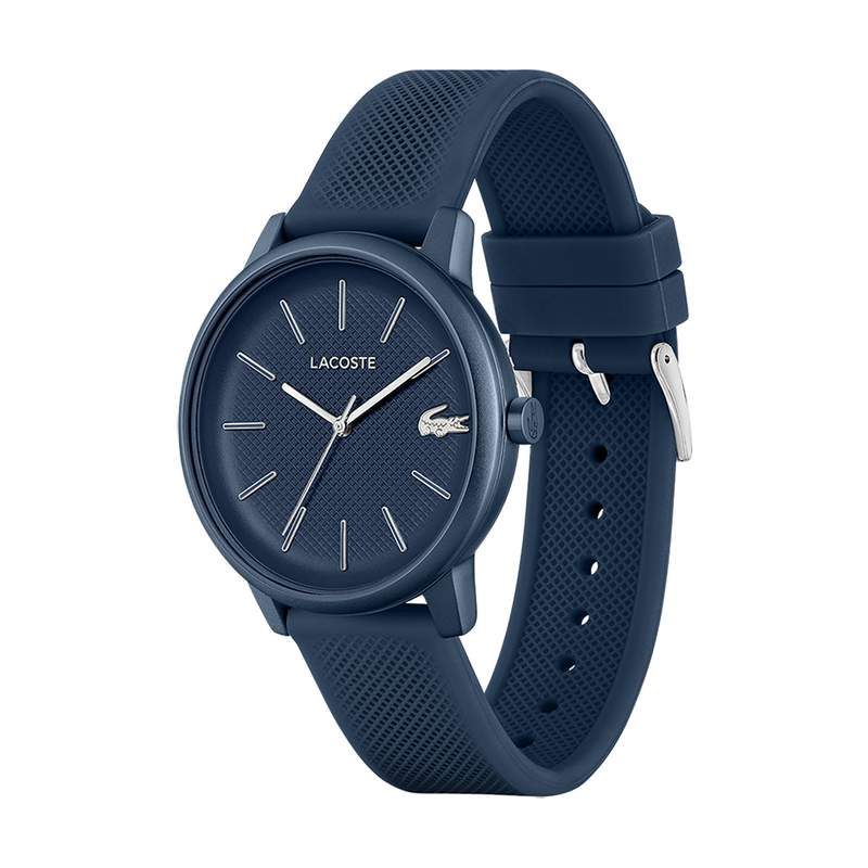 Montre LACOSTE.12.12 move TR90 bleu  homme bracelet silicone bleu - vue D1