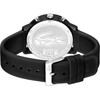 Montre LACOSTE.12.12 chrono homme TR90 noir bracelet silicone noir - vue V3