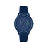 Montre LACOSTE.12.12 chrono homme TR90 bleu  bracelet silicone bleu - vue V1