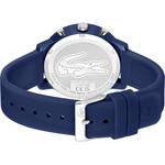 Montre LACOSTE.12.12 chrono homme TR90 bleu  bracelet silicone bleu - vue 3