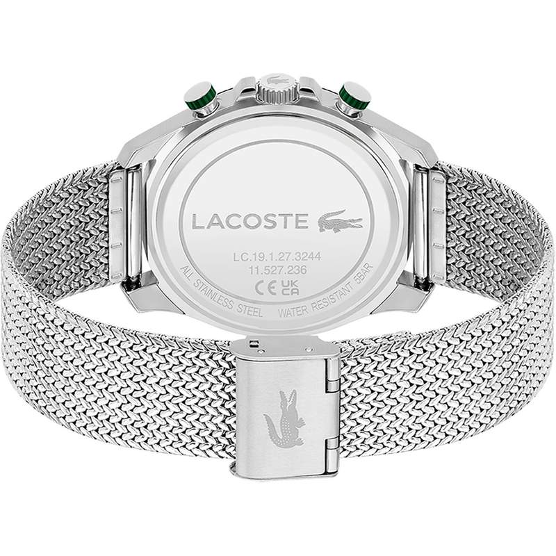 Montre LACOSTE Neoheritage homme bracelet acier gris - vue 3