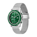 Montre LACOSTE Neoheritage homme bracelet acier gris - vue D1