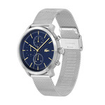 Montre LACOSTE Replay homme bracelet acier gris - vue D1