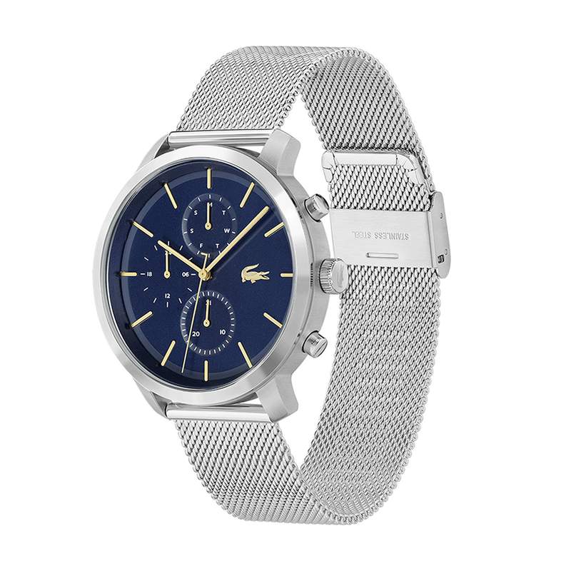 Montre LACOSTE Replay homme bracelet acier gris - vue D1