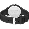 Montre Lacoste 12.12 Netflix homme TR90 bracelet silicone noir - vue V3