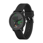 Montre Lacoste 12.12 Netflix homme TR90 bracelet silicone noir - vue D1