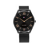 Montre TOMMY HILFIGER Becker homme bracelet acier noir - vue V1