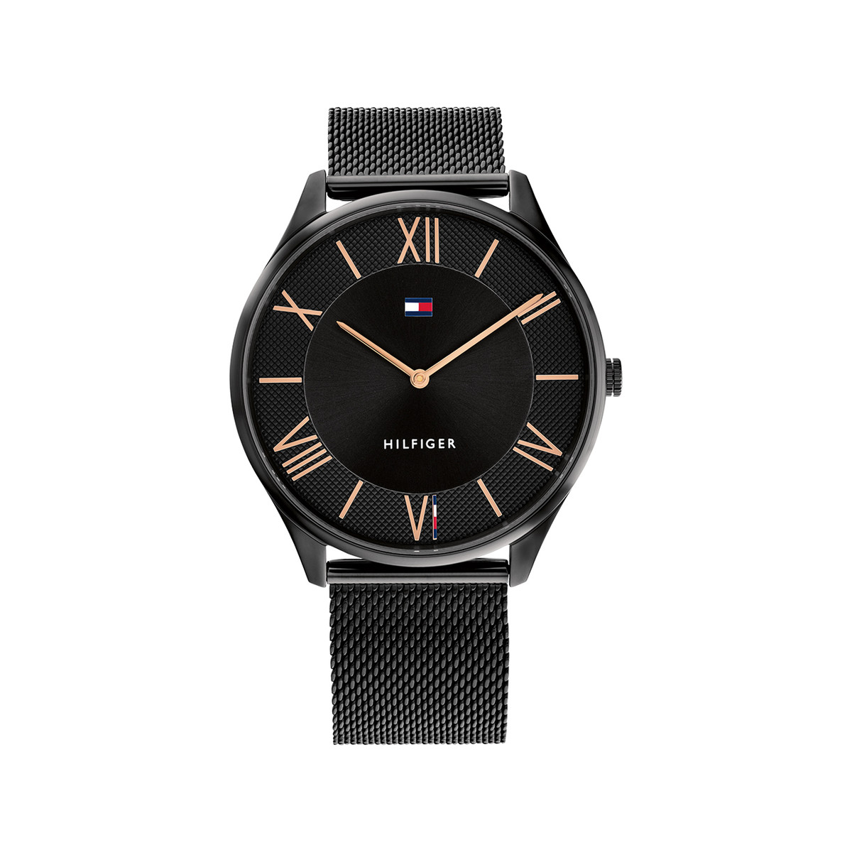 Montre TOMMY HILFIGER Becker homme bracelet acier noir