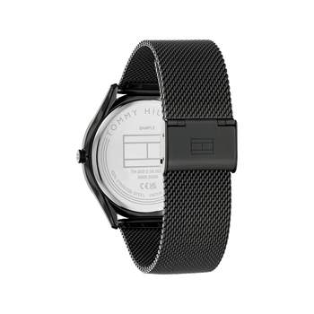 TOMMY HILFIGER Becker herenhorloge zwart stalen armband