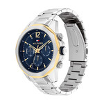 Montre TOMMY HILFIGER Lars homme bracelet acier doré jaune - vue D1