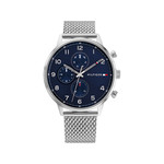 Montre TOMMY HILFIGER Leonard homme bracelet acier gris - vue 1