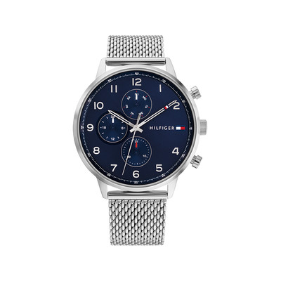 Montre TOMMY HILFIGER Leonard homme bracelet acier gris - vue 1