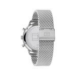 Montre TOMMY HILFIGER Leonard homme bracelet acier gris - vue 3