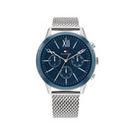 Montre TOMMY HILFIGER Morrison homme acier bleu bracelet acier gris - vue 1