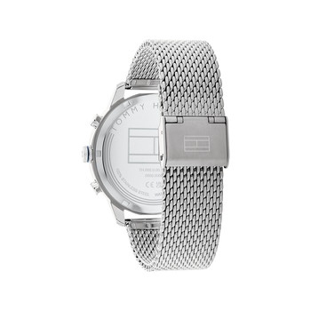 Montre TOMMY HILFIGER Morrison homme acier bleu bracelet acier gris