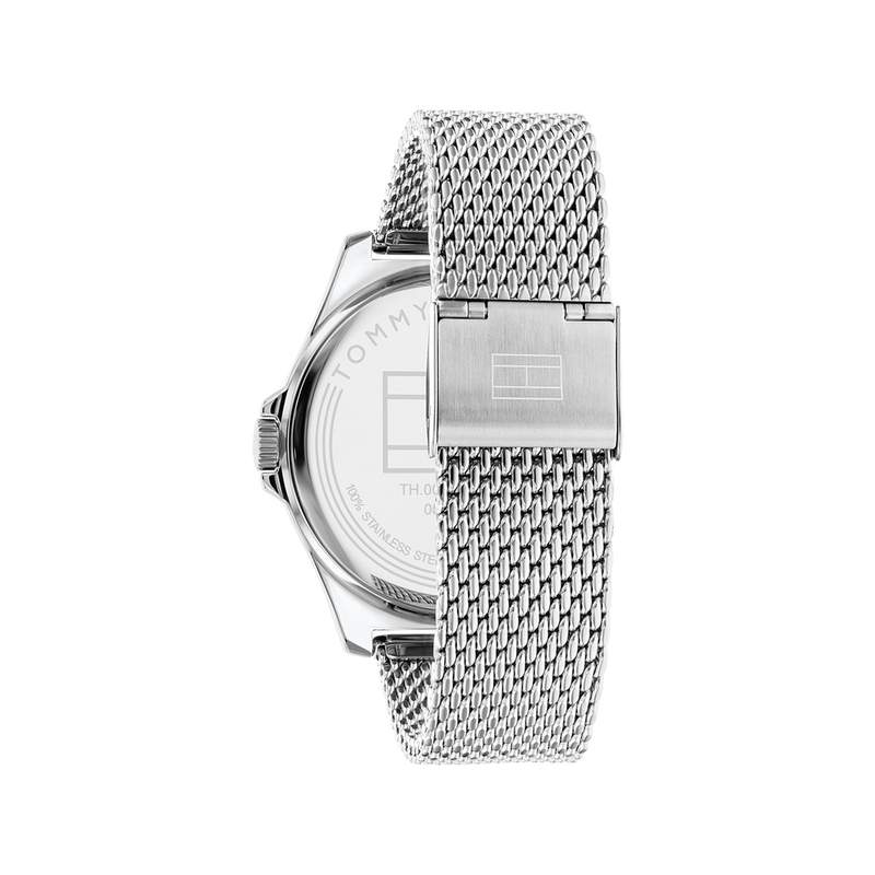 Montre TOMMY HILFIGER Norris homme bracelet acier gris - vue 3