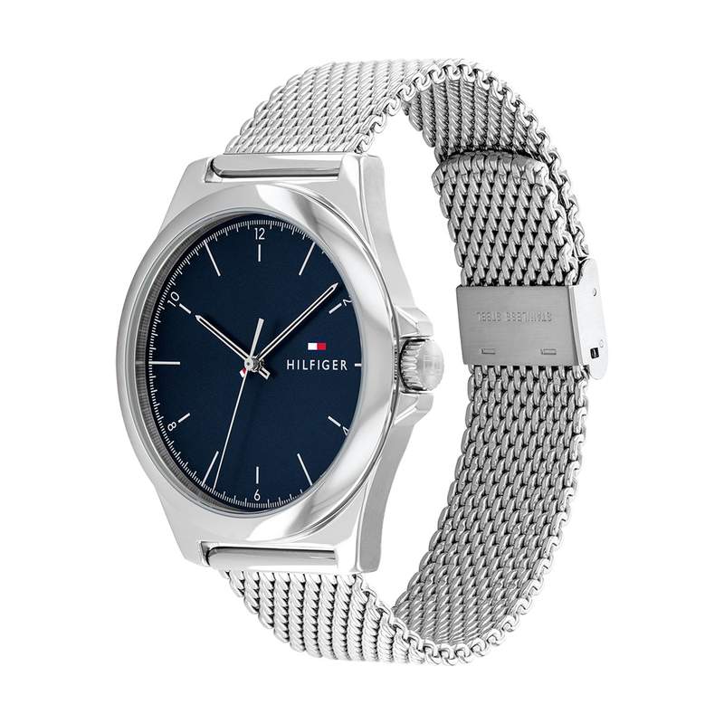 Montre TOMMY HILFIGER Norris homme bracelet acier gris - vue D1