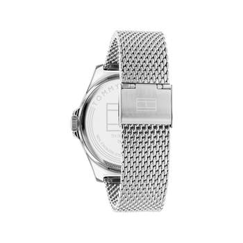 TOMMY HILFIGER Norris herenhorloge grijs stalen armband