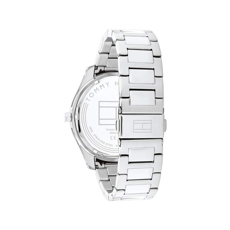 Montre TOMMY HILFIGER Tyler homme acier doré rose bracelet acier gris - vue 3