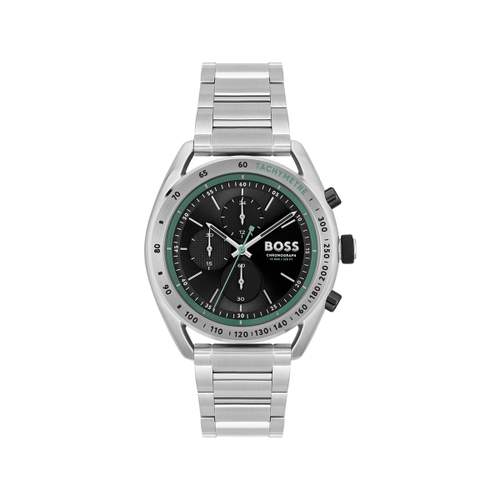 BOSS Sport Lux herenhorloge grijs roestvrij stalen armband