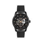 Montre BOSS Sport Lux homme bracelet acier noir - vue 1