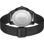 Montre BOSS Sport Lux homme bracelet acier noir - vue 3
