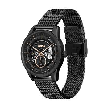 Montre BOSS Sport Lux homme bracelet acier noir