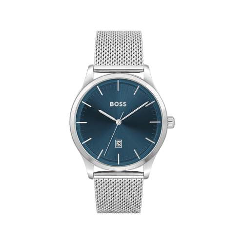 Montre BOSS Business homme bracelet acier gris