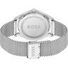 Montre BOSS Business homme bracelet acier gris - vue V3