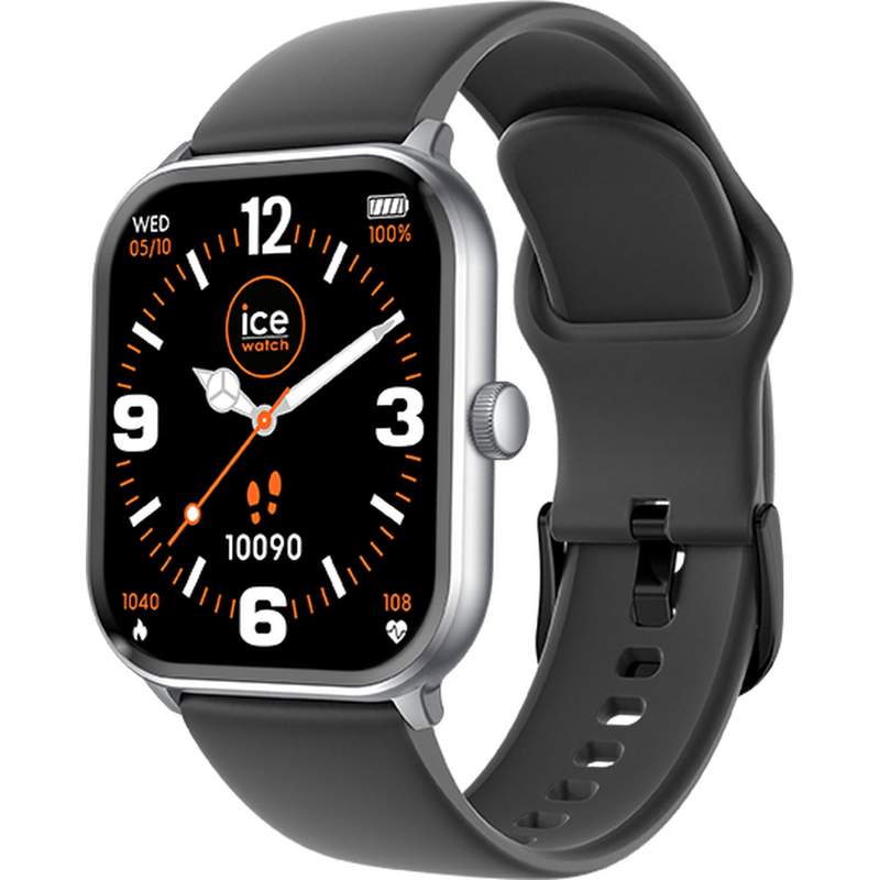 Montre ICE WATCH Ice Smart homme connecté bracelet silicone noir - vue D1