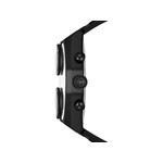 Montre DIESEL Sideshow homme acier noir bracelet silicone noir - vue 2