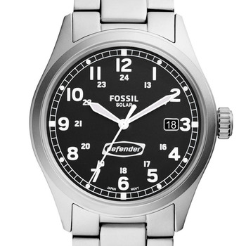FOSSIL Defender herenhorloge met armband van zonnestaal