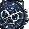 Montre PIERRE LANNIER Sentinelle homme chronographe bracelet acier bleu - vue VD2