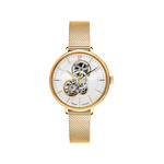 Montre PIERRE LANNIER Melodie homme automatique bracelet acier doré - vue 1
