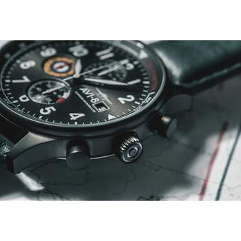 AVI 8 Hawker Hurricane men's watch grey steel bracelet
