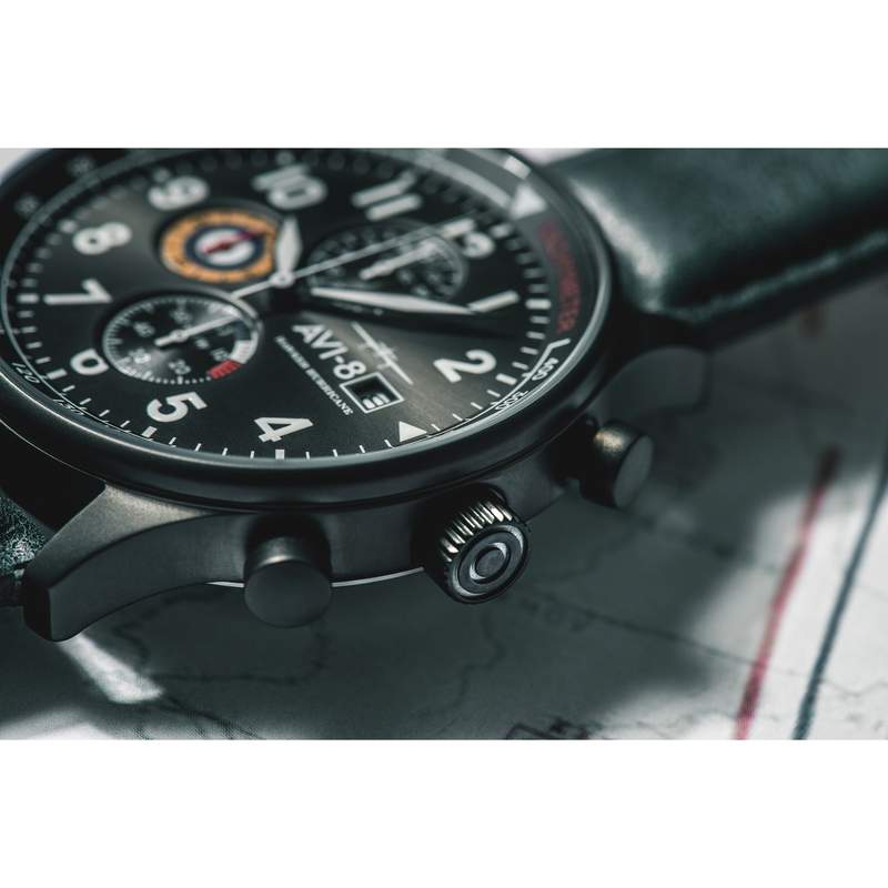 Montre AVI 8 Hawker Hurricane homme bracelet acier gris - vue 2
