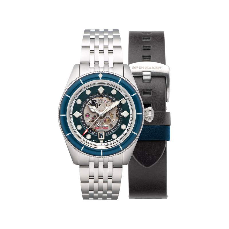 Montre SPINNAKER Fleuss Vintage Automatic homme automatique bracelet acier - vue 1
