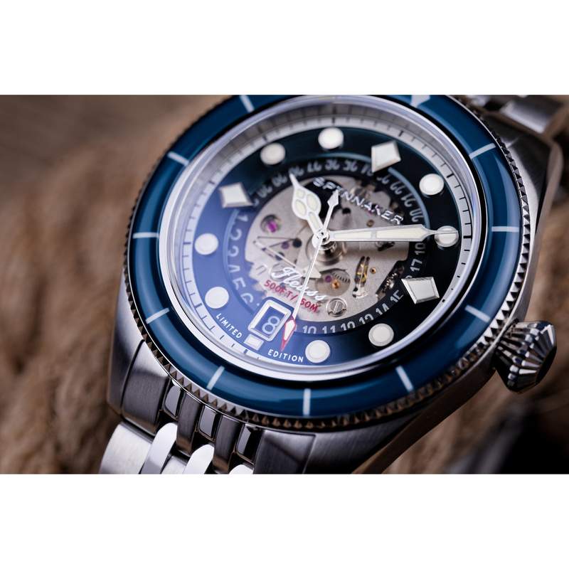Montre SPINNAKER Fleuss Vintage Automatic homme automatique bracelet acier - vue 2