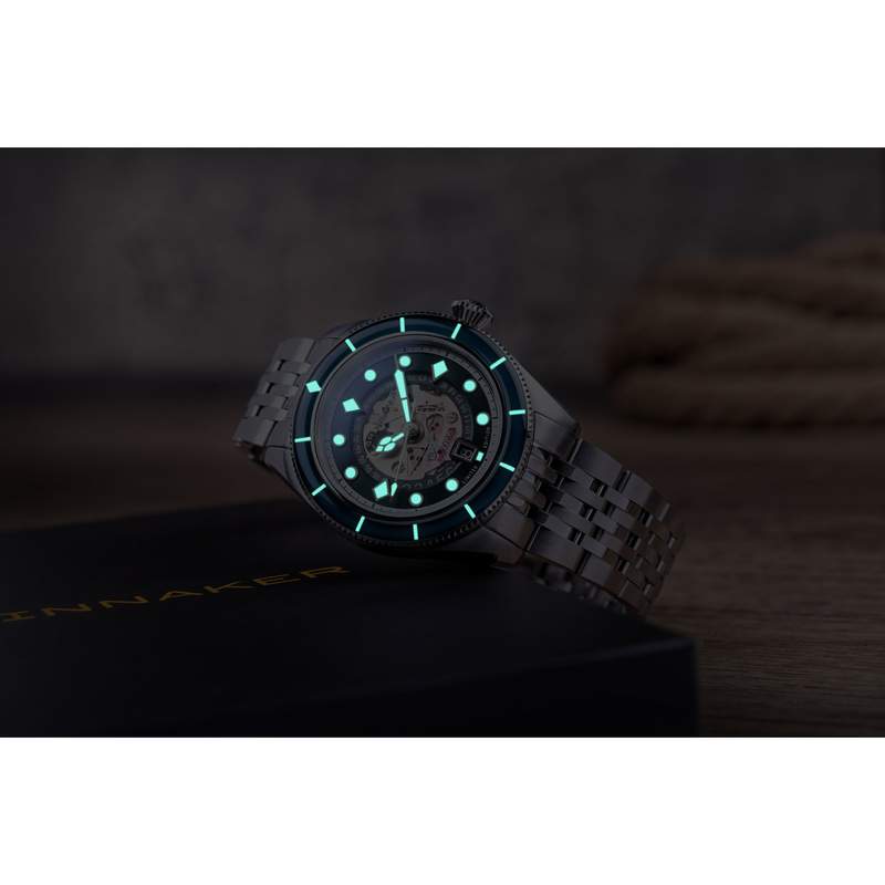 Montre SPINNAKER Fleuss Vintage Automatic homme automatique bracelet acier - vue D3