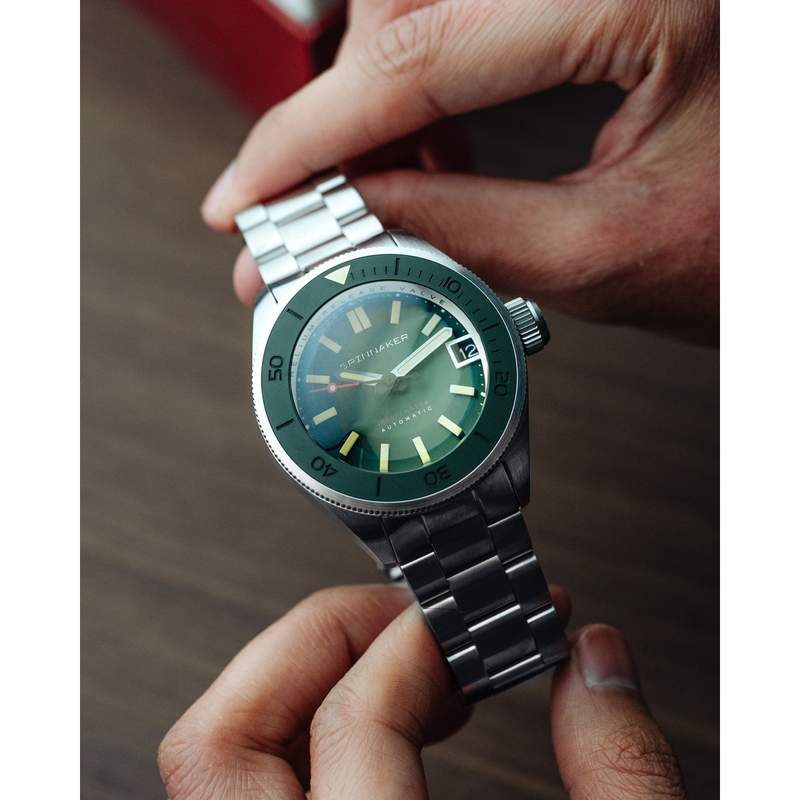 Montre SPINNAKER New Piccard homme automatique bracelet acier - vue D1