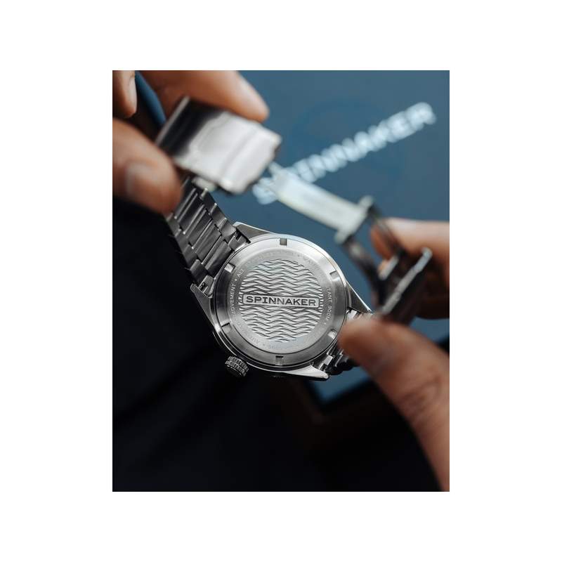 Montre SPINNAKER homme automatique bracelet acier - vue 3