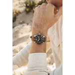 Montre SPINNAKER Croft Mide Size homme automatique bracelet acier - vue porté 3