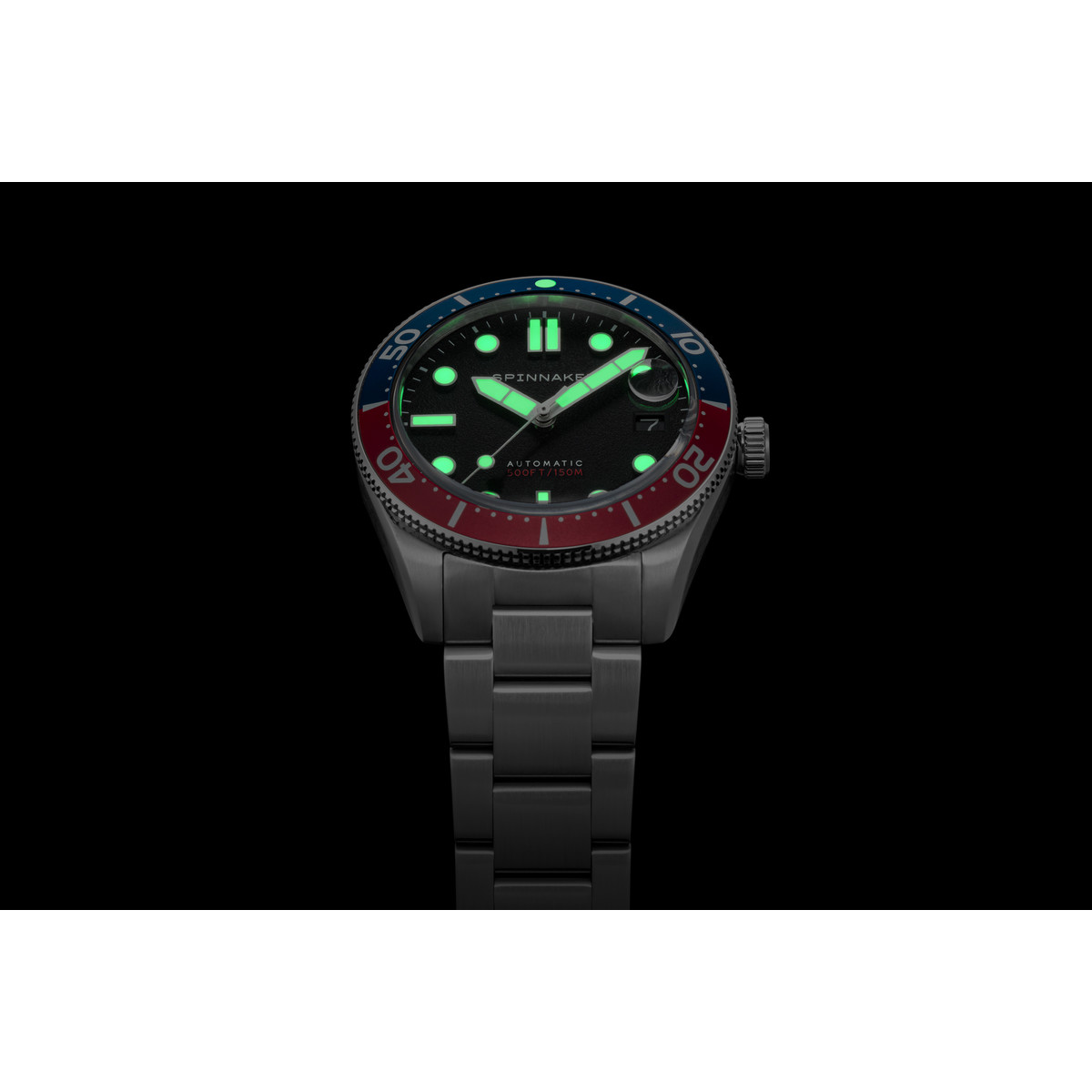 Montre SPINNAKER Croft Mid Size homme automatique bracelet acier - vue D3